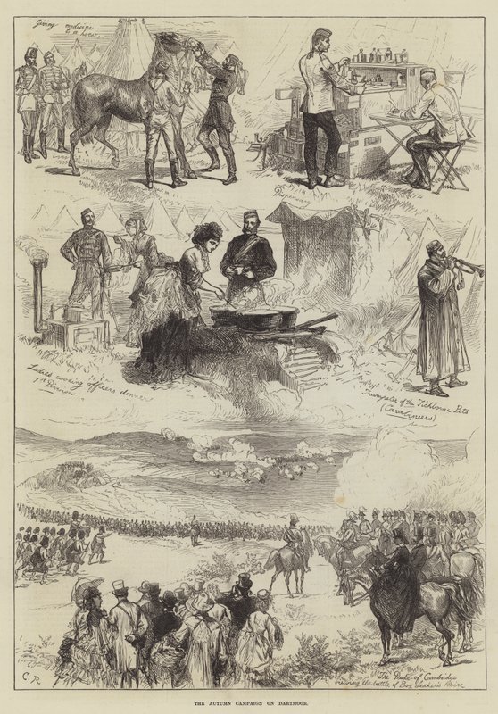 A campanha de outono em Dartmoor de Sir John Charles Robinson