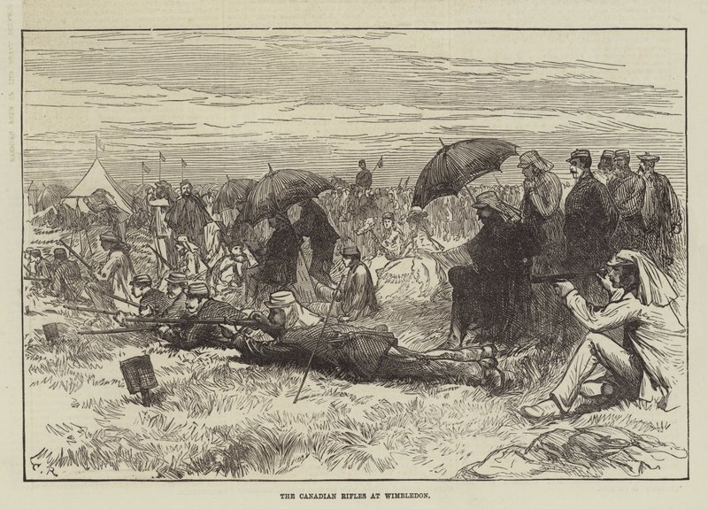 Os rifles canadenses em Wimbledon de Sir John Charles Robinson
