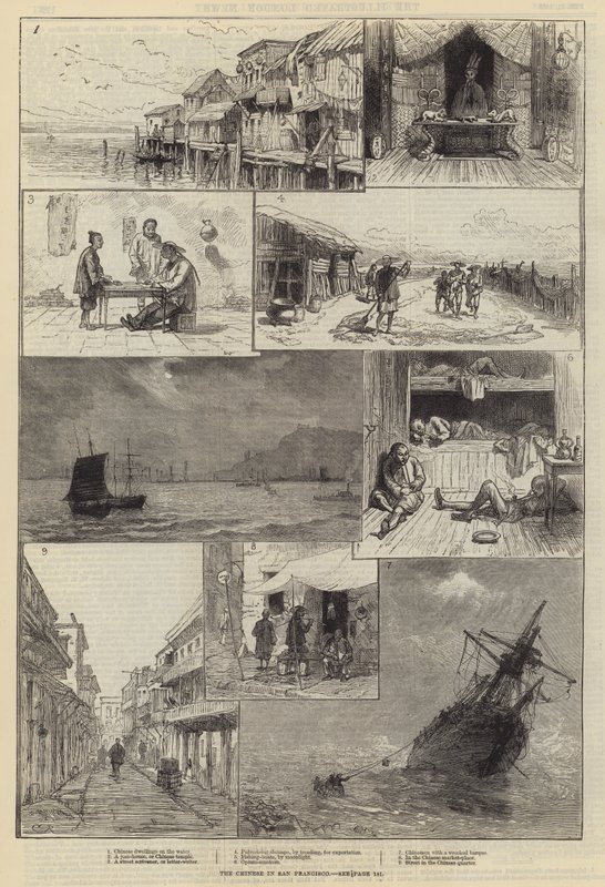 Os chineses em São Francisco de Sir John Charles Robinson