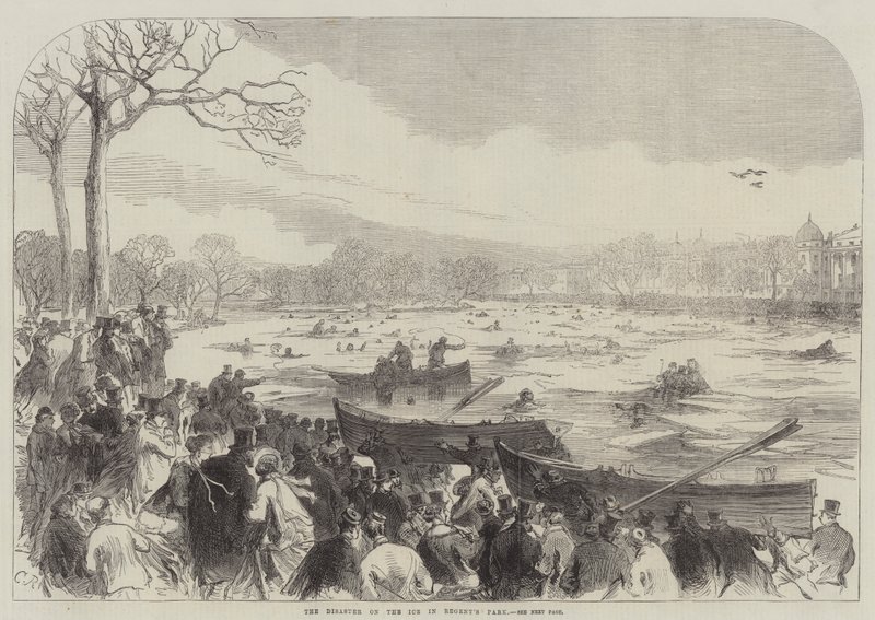 O Desastre no Gelo no Regent&39;s Park de Sir John Charles Robinson