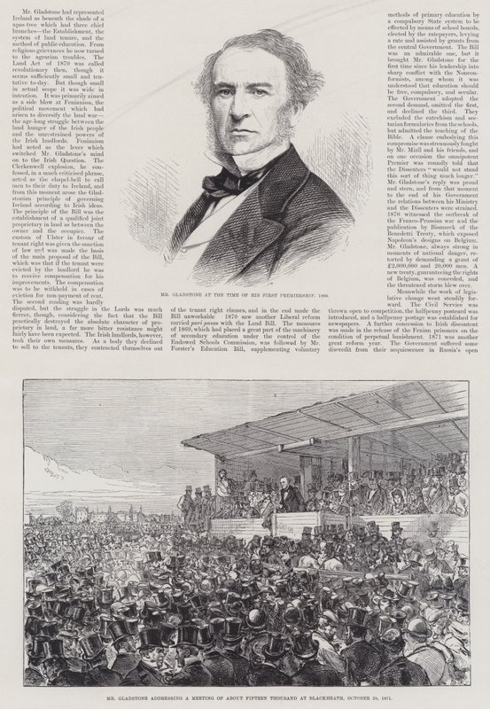 A vida de William Ewart Gladstone de Sir John Charles Robinson