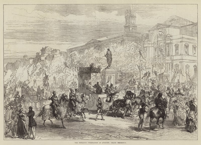 A Celebração de Petrarca em Avignon, Grande Procissão de Sir John Charles Robinson