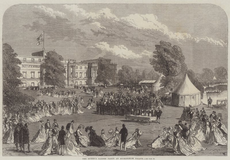Festa de jardim da rainha no Palácio de Buckingham de Sir John Charles Robinson