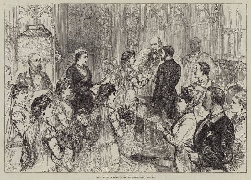 O casamento real em Windsor de Sir John Charles Robinson