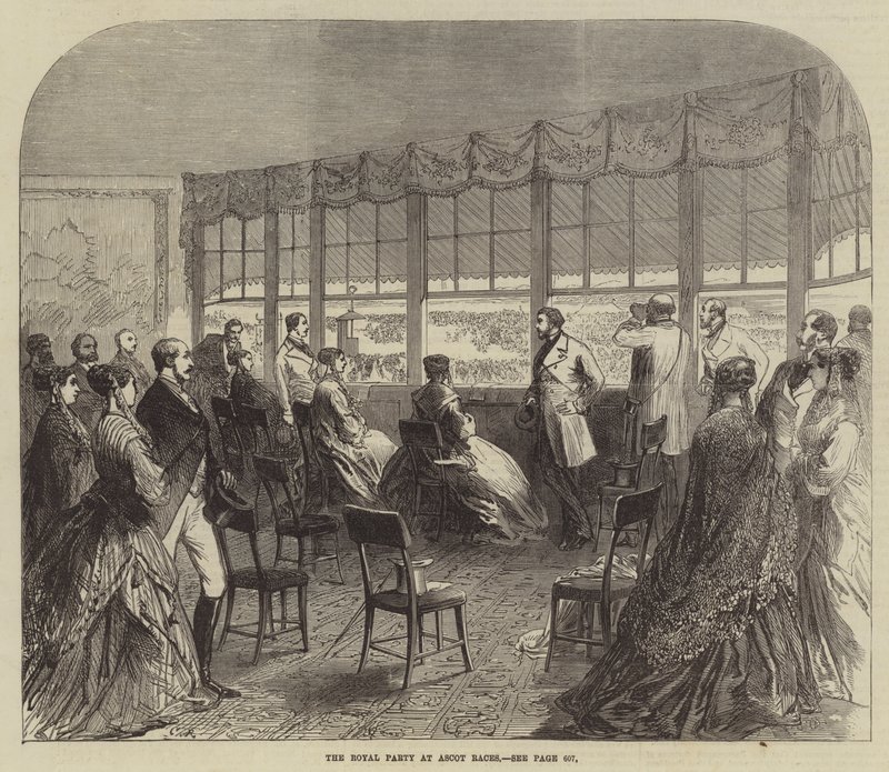 A festa real em corridas de ascot de Sir John Charles Robinson