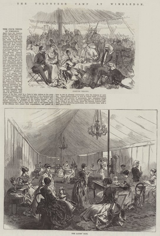 O acampamento voluntário em Wimbledon de Sir John Charles Robinson