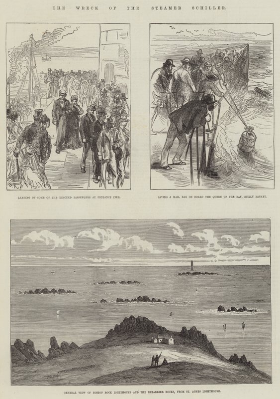 O naufrágio do navio Schiller de Sir John Charles Robinson
