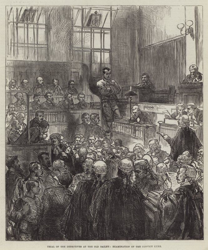Julgamento dos Detetives no Old Bailey, Exame do Condenado Kurr de Sir John Charles Robinson