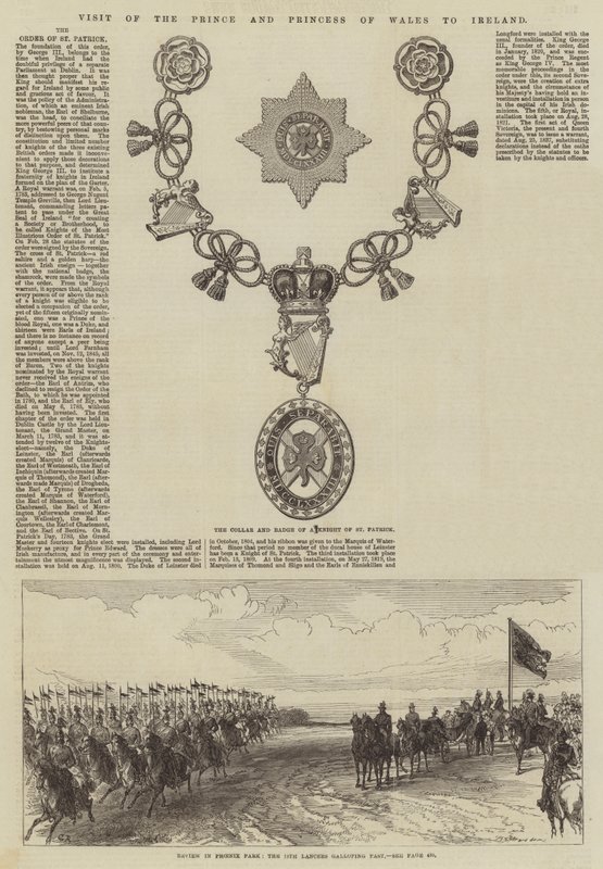 Visita do Príncipe e Princesa de Gales à Irlanda de Sir John Charles Robinson
