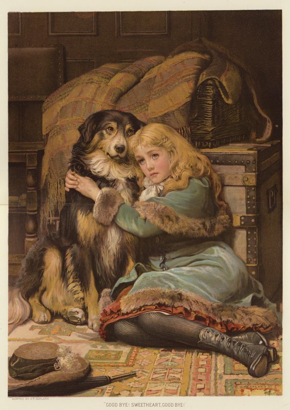 Tchau! Querida, adeus! (cromolito) de Charles Trevor Garland
