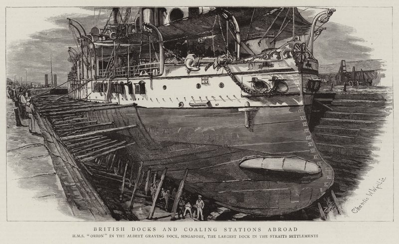 Docas Britânicas e Estações de Carvão no Exterior de Charles William Wyllie