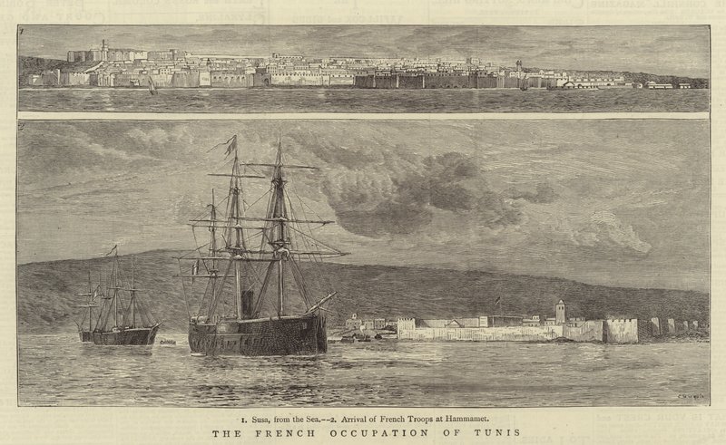 A ocupação francesa de Tunis de Charles William Wyllie