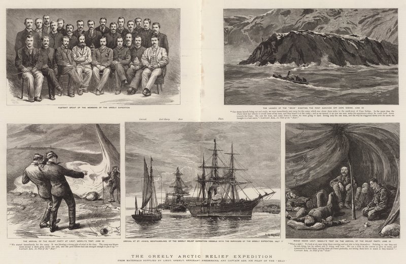 Expedição ao Socorro Ártico Greely de Charles William Wyllie