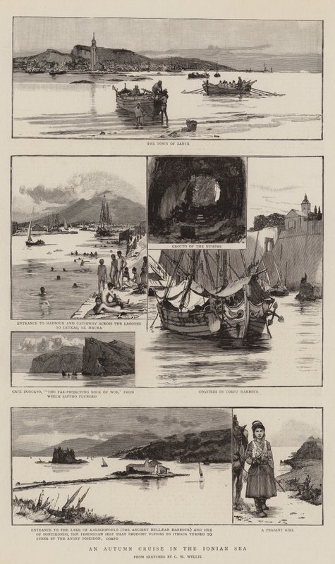 As ilhas jônicas de Charles William Wyllie