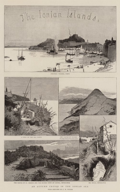 As ilhas jônicas de Charles William Wyllie