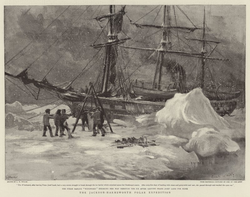 A expedição polar de Jackson-Harmsworth de Charles William Wyllie