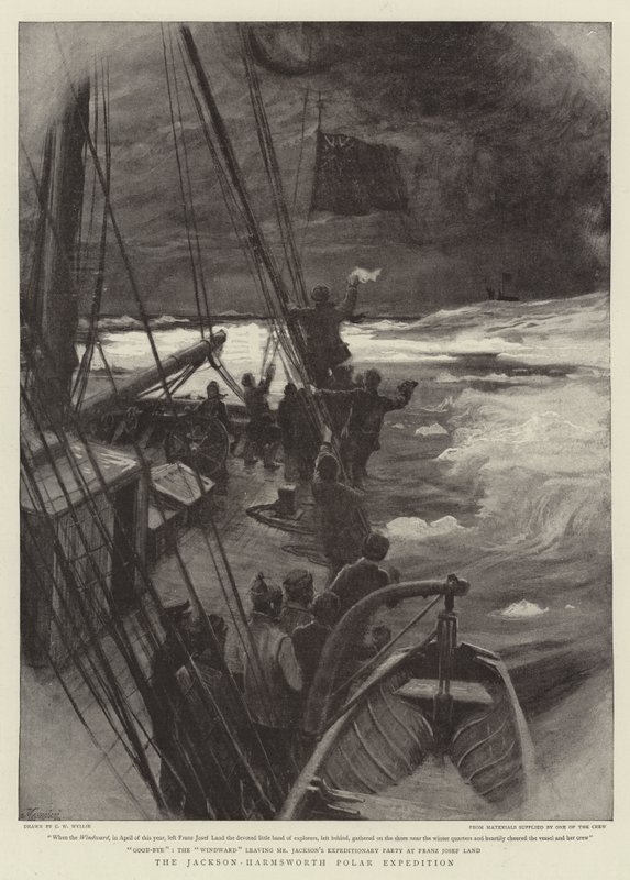 A expedição polar de Jackson-Harmsworth de Charles William Wyllie