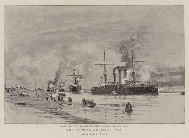 A guerra hispano-americana de Charles William Wyllie