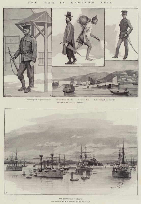 A guerra na Ásia Oriental de Charles William Wyllie