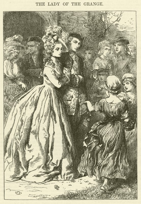 A Senhora do Grange (gravura) de Charles (after) Green