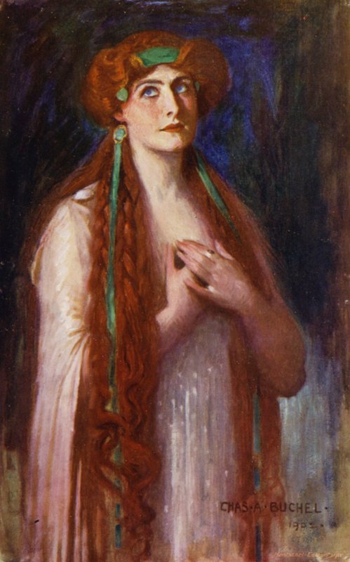 Calypso, Miss Nancy Price (lito colorido) de Charles A. Buchel