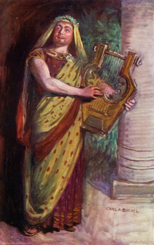 Phemius, Sr. Courtice Pounds (cor litho) de Charles A. Buchel