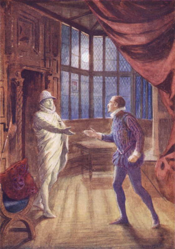 A estátua convoca Don Giovanni (lito colorido) de Charles A. Buchel