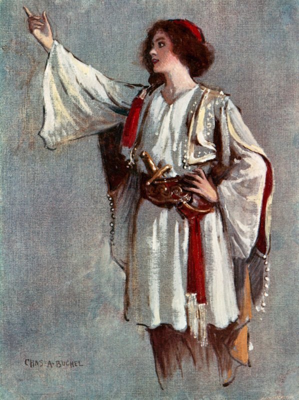 Décima segunda noite: Viola, Miss Lily Brayton (cor litho) de Charles A. Buchel