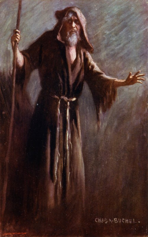 Ulisses, Sr. Árvore, Acto III, Cena 2 (cor litho) de Charles A. Buchel