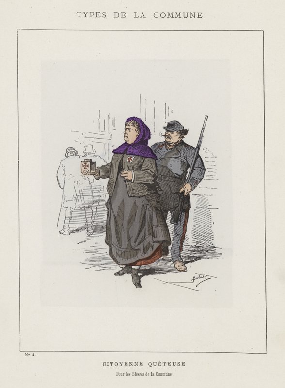 Cidadão Queteuse, pelas desgraças da Comuna de Charles Albert d Arnoux Bertall