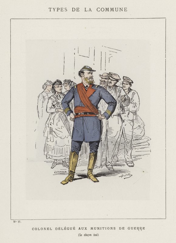 Coronel Delegue Aux Munições de Guerre, Le Citoyen Assi de Charles Albert d Arnoux Bertall