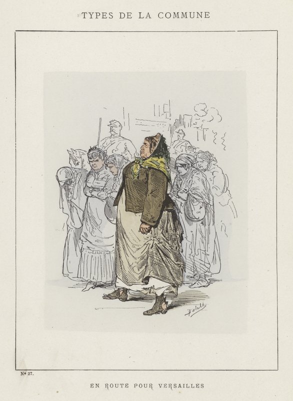 Na estrada para Versalhes de Charles Albert d Arnoux Bertall