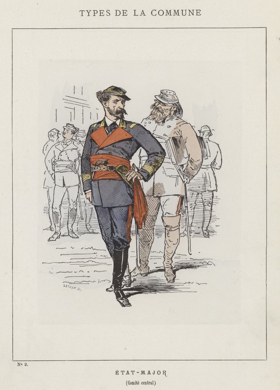 Etat-Major, Comitê Central de Charles Albert d Arnoux Bertall