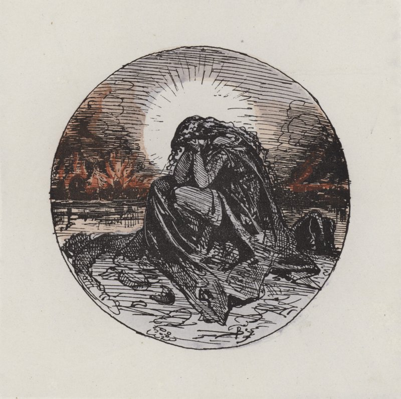 França chorando de Charles Albert d Arnoux Bertall