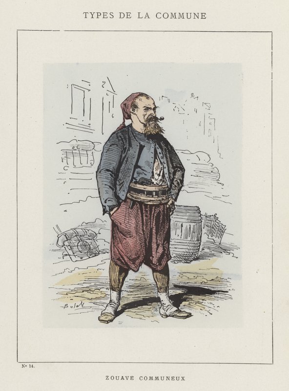 Zouave Communeux de Charles Albert d Arnoux Bertall