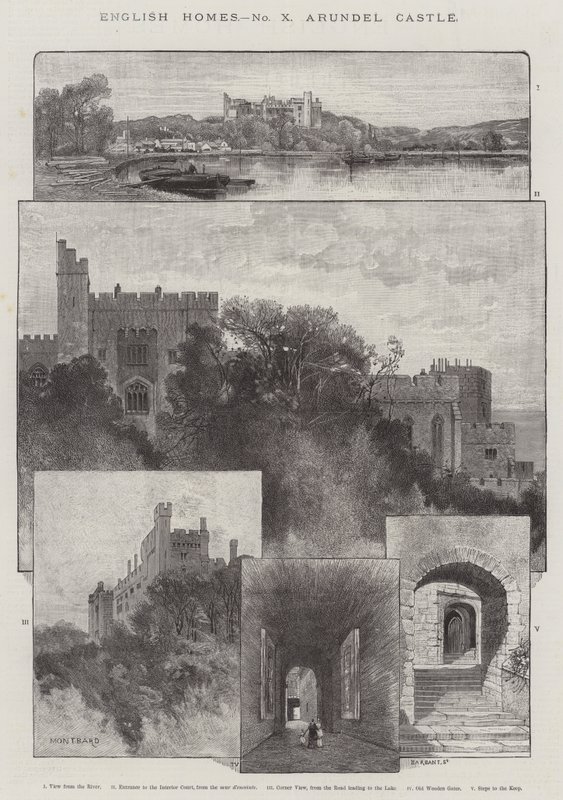 Castelo de Arundel de Charles Auguste Loye