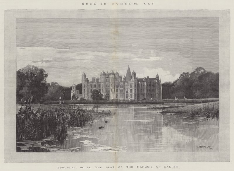 Burghley House, a sede do Marquês de Exeter de Charles Auguste Loye