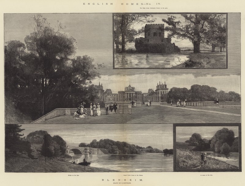Casas inglesas, Blenheim de Charles Auguste Loye