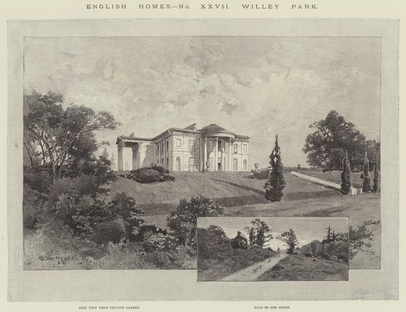 Casas inglesas, parque de Willey de Charles Auguste Loye