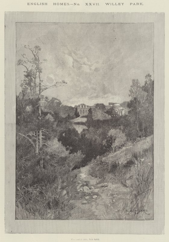 Casas inglesas, parque de Willey de Charles Auguste Loye