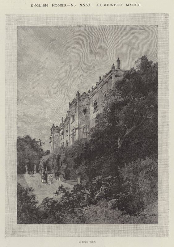 Mansão Hughenden, Corner View de Charles Auguste Loye