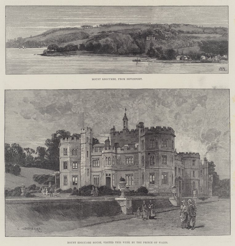 Monte Edgcumbe House de Charles Auguste Loye