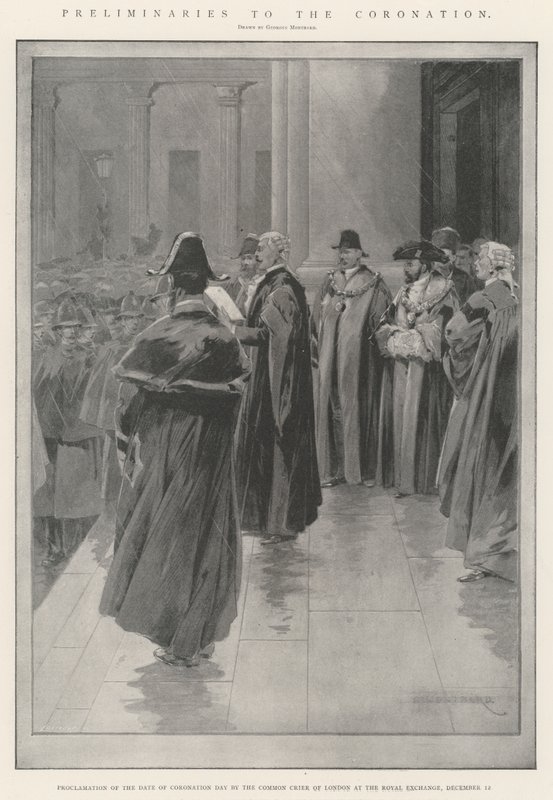 Preliminares à Coroação de Charles Auguste Loye