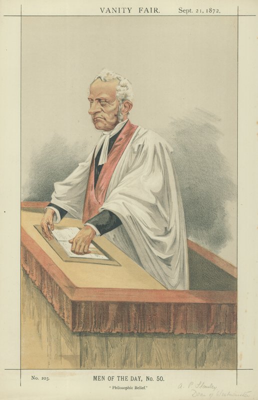 Muito Rev Arthur Penrhyn Stanley, decano de Westminster de Charles Auguste Loye