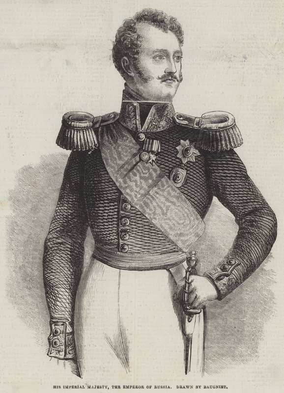 Sua Majestade Imperial, o Imperador da Rússia de Charles Baugniet