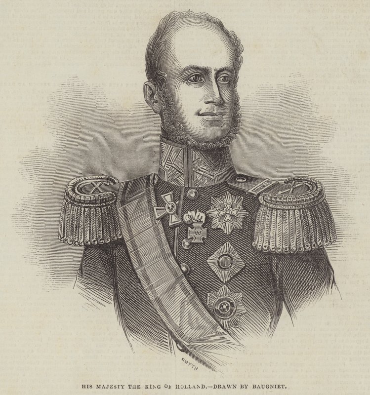 Sua Majestade o Rei da Holanda de Charles Baugniet