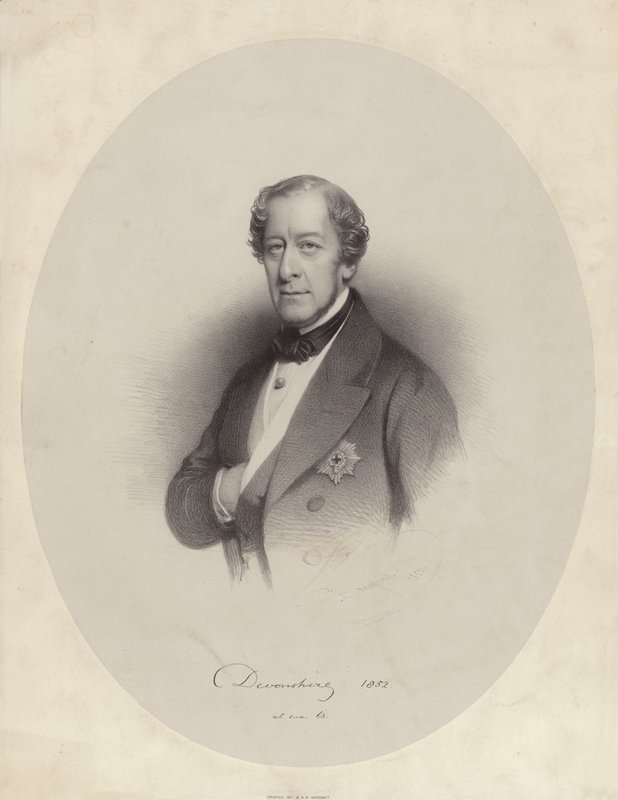 William George Spencer Cavendish, 6º Duque de Devonshire de Charles Baugniet