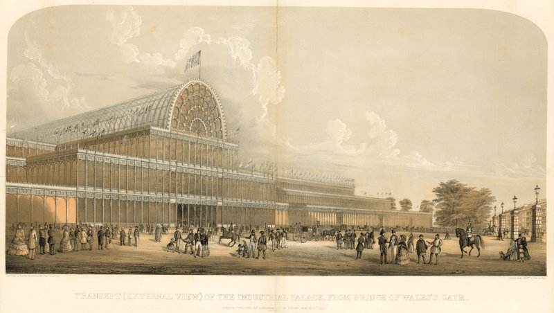 Palácio de Cristal; a Grande Exposição de 1851 de Charles Burton