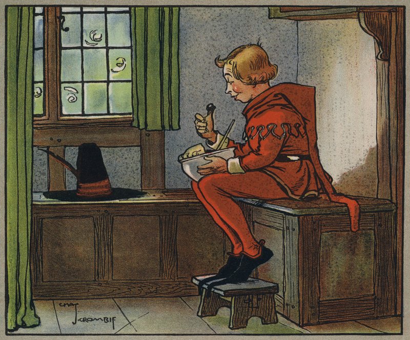 Pequeno Jack Horner (cor litho) de Charles Crombie
