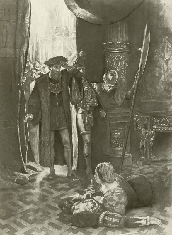 Lucrezia Borgia, último ato última cena (gravura) de Charles D. Graves